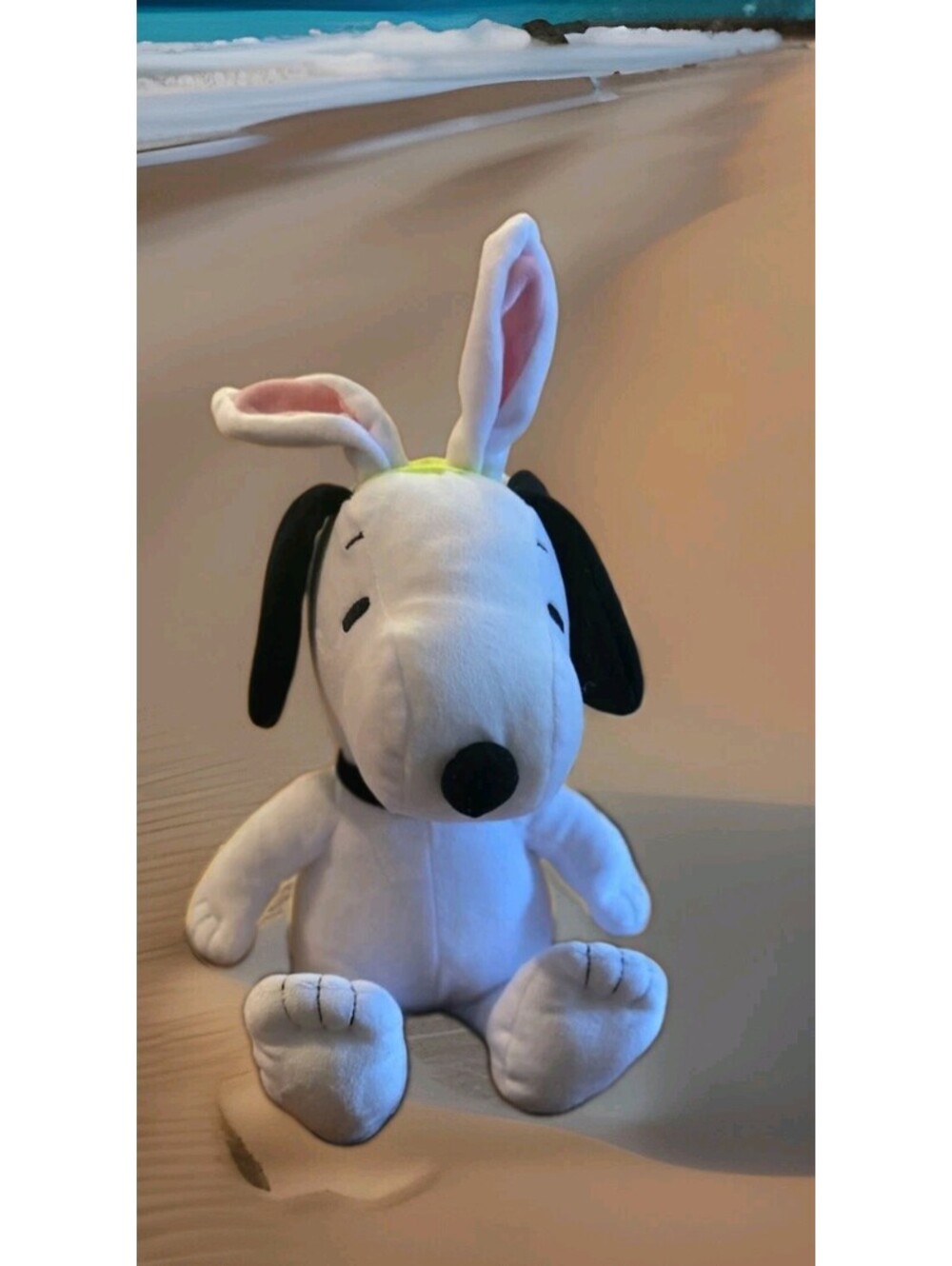 Peanuts Kohl’s Cares Snoopy Bunny Ears Easter Plush Stuffed Animal Dog Toy 12”